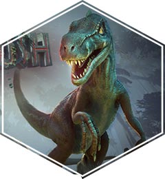 Dinosaure du simulateur d’aventures en réalité virtuelle
